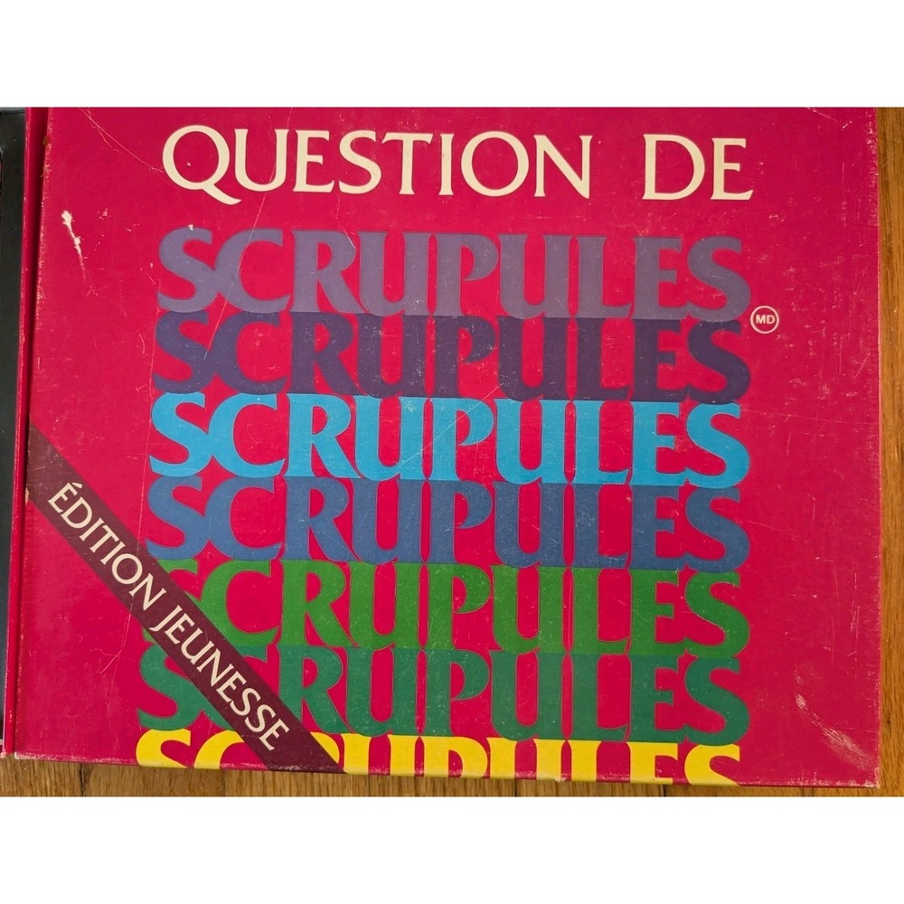 Question De Scrupules, Edition Jeunesse, Vintage 1986, Usagé,‎ Fait Au Canada